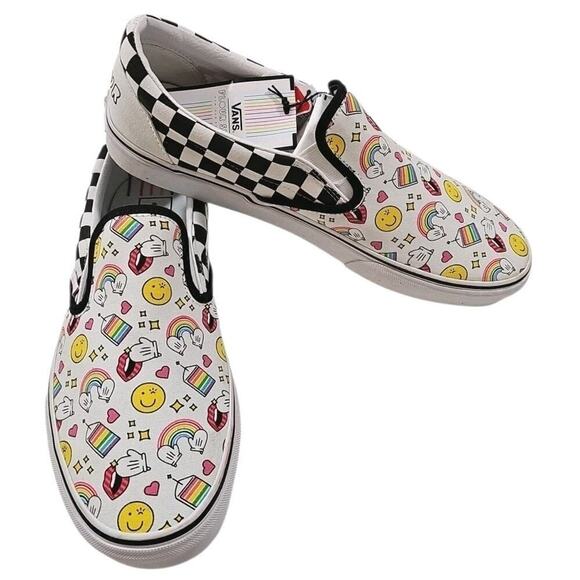 Vans ~Men\'s 11~ Flour Shop Icon Checker Board Classic Slip on Shoes Sneakers NEW main image 15